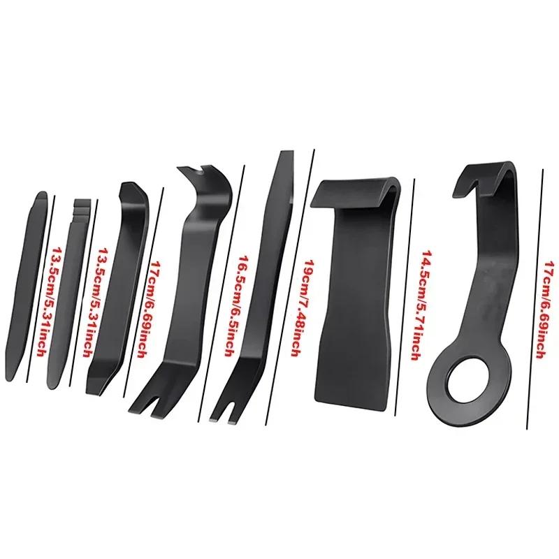 1-8Pcs Auto Trim Removal Tool Kit, No Scratch Plastic Pry Tool Kit - Interior Door Panel Clip Fastener Removal Set For Vehicle