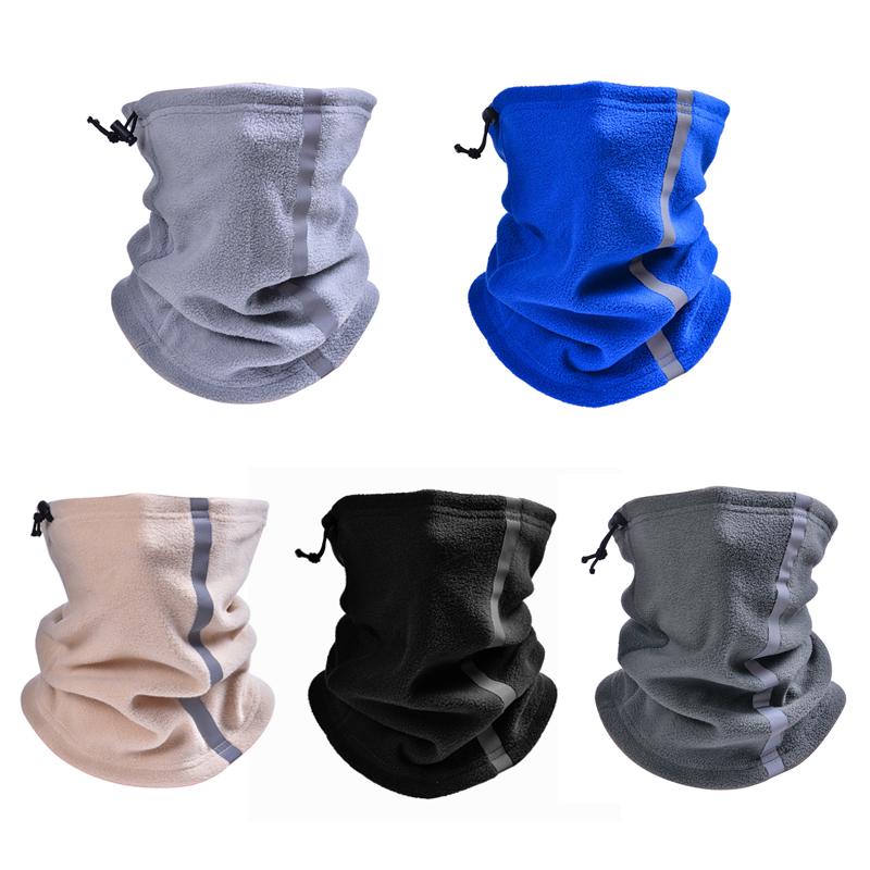 Winter Plus Samt zum Warmhalten und Kälteschutz Skischal Outdoor Nacht mit reflektierender Streifen Reitmaske