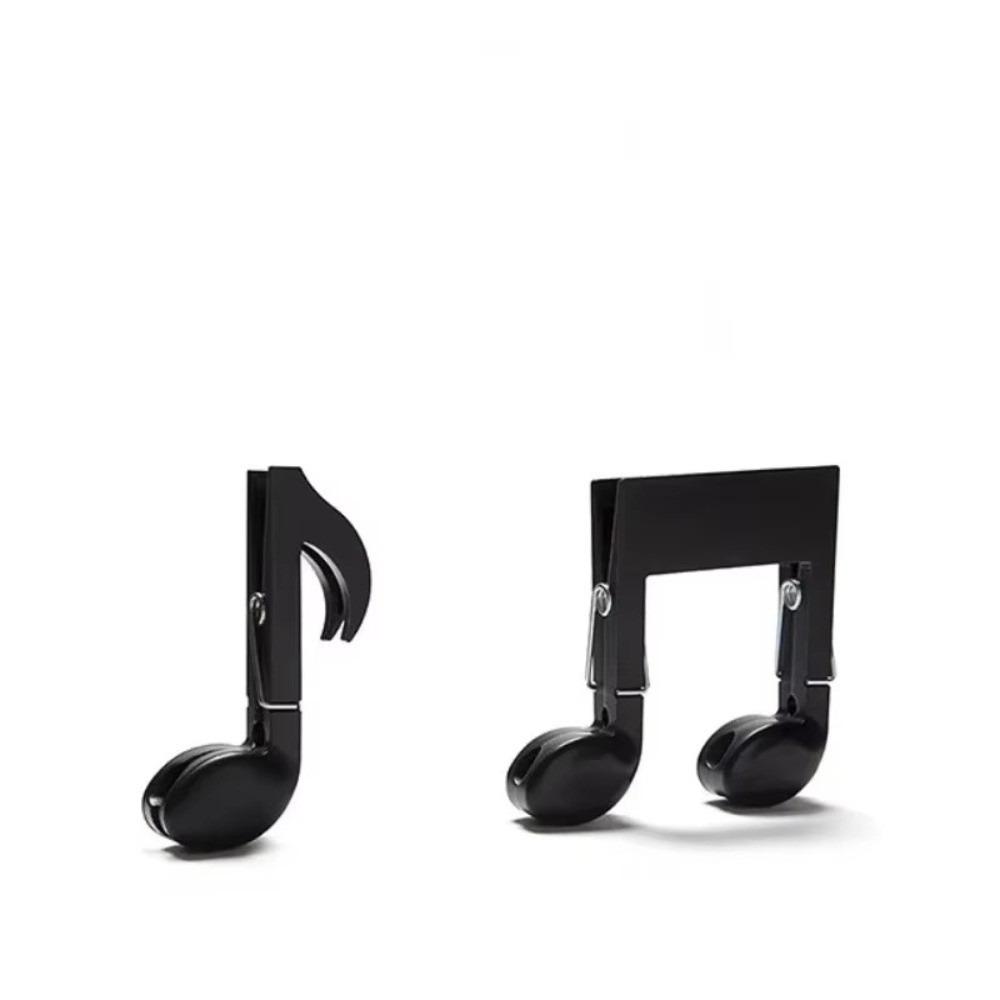 

Creative Musical Note Clothes Pegs Clothes Drying Windproof Clip Black Spring Clips File Bag Clip Food Sealing Clip чёрный