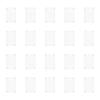10/20/30Pcs Blank Photo Frame Acrylic Refrigerator Magnetic Frame Mini Magnetic Refrigerator Photo Picture Frames Display Frame