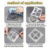 5/200pcs Drain Strainer Cover Hair Stopper, Disposable Shower Drain Hair Catcher, Disposable Hair Catchers For Shower, Floor Si