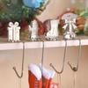 Decorative Christmas Wreaths Stocking Holder Xmas Door Wreath Hook  Party Decor