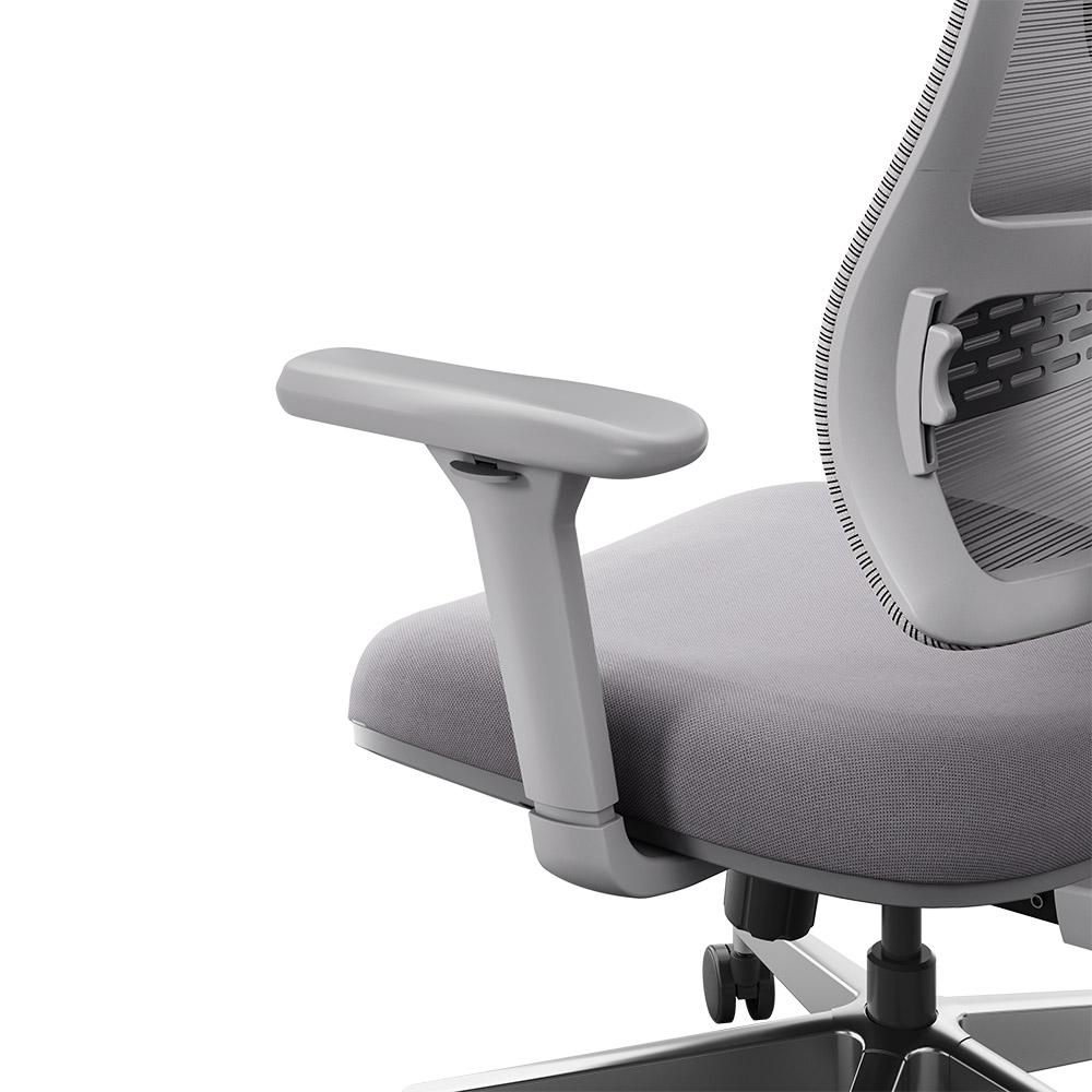 NEWTRAL MAGICH003 Ergonomic Office Chair, Auto-Following Backrest, Adaptive Lower Back Support, Adjustable Headrest Seat, Gray - EU Plug