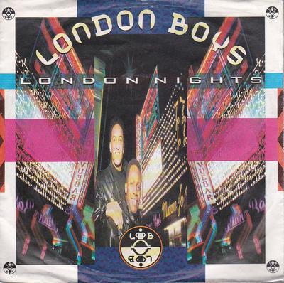 Disco de 7 polegadas LONDON BOYS - London Nights YZ393 WEA 1989 Reino Unido Dance & Eletrônica Usado