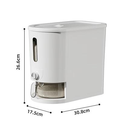 ZISIZ Slim Kitchen Press-Type Rice Dispenser