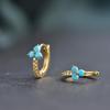 Geometric Ear Buckle, Light Luxury Slightly Inlaid Unique Design Earrings Bohemian Women'S Earrings