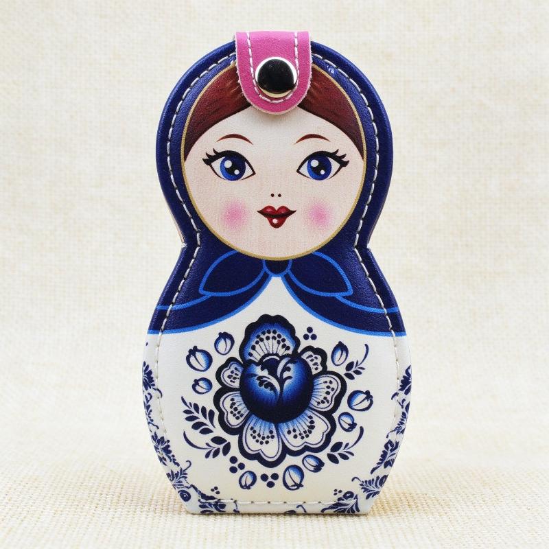 7Pcs Nail Tools Nail Clipper Set Russian Nesting Doll Style Nail Clipper Kit Manicure Nail Polishing Shaping Trimming Tool