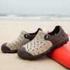 2025 Men's Summer Shoes Sandals Men's Outdoor Comfortable Anti Slip Tear Sandals Hollow Breathable Shoes Fashion Beach Slippers