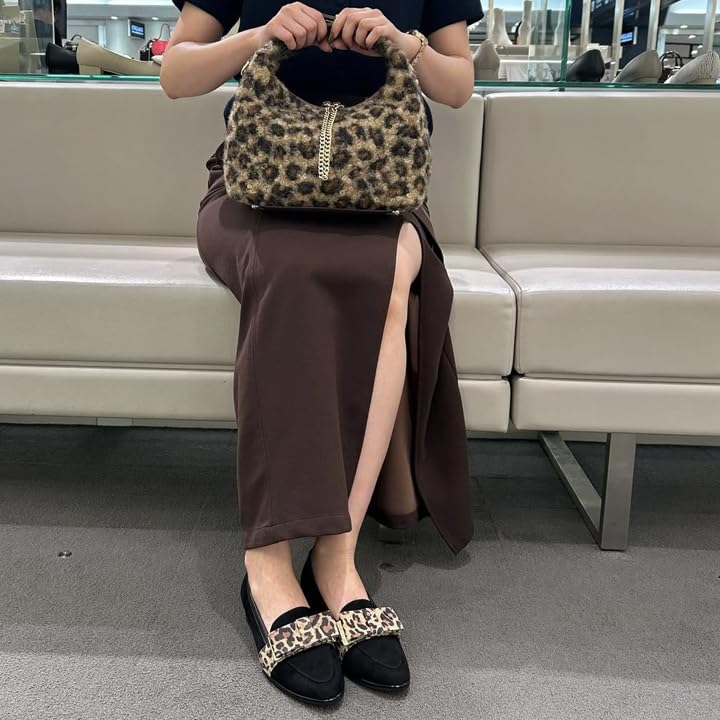 Diana Low-Heel Flats, Made in Japan, Black, Size 24.0cm, 174283400012