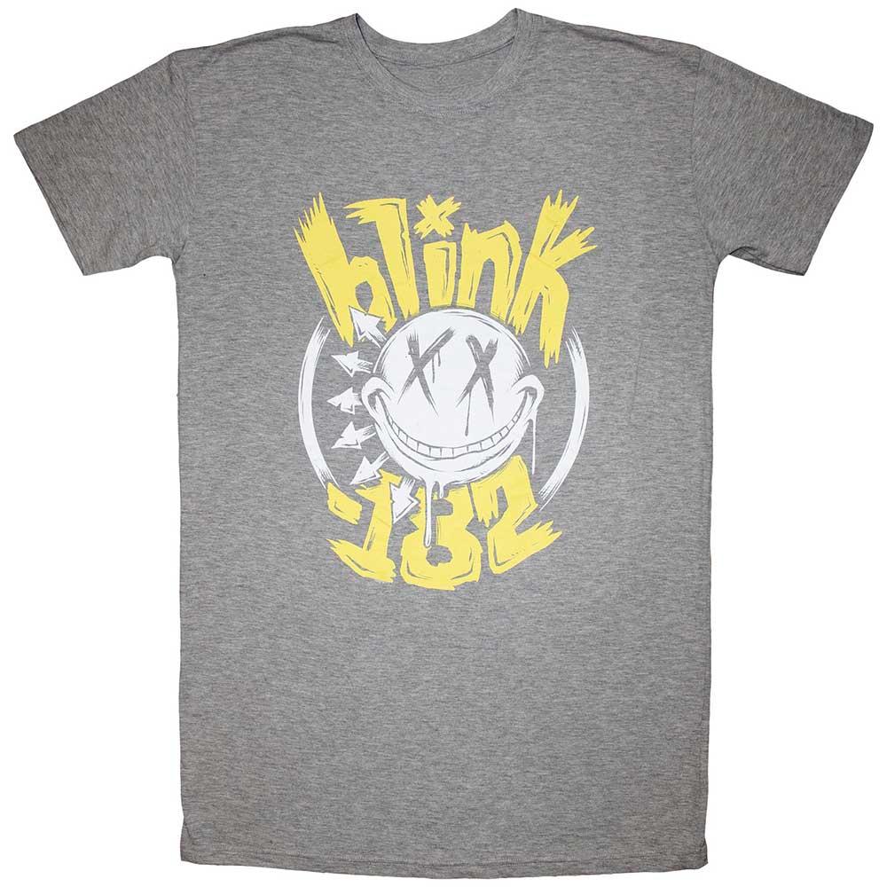 Six Arrow Smiley Blink182 Band TShirt Cotton Graphic Tee Unisex Unisex Summer Streetwear