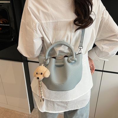 Bag Women's New 2025 Hand Carry Women's Casual Shoulder Bag Crossbody Bucket Bag