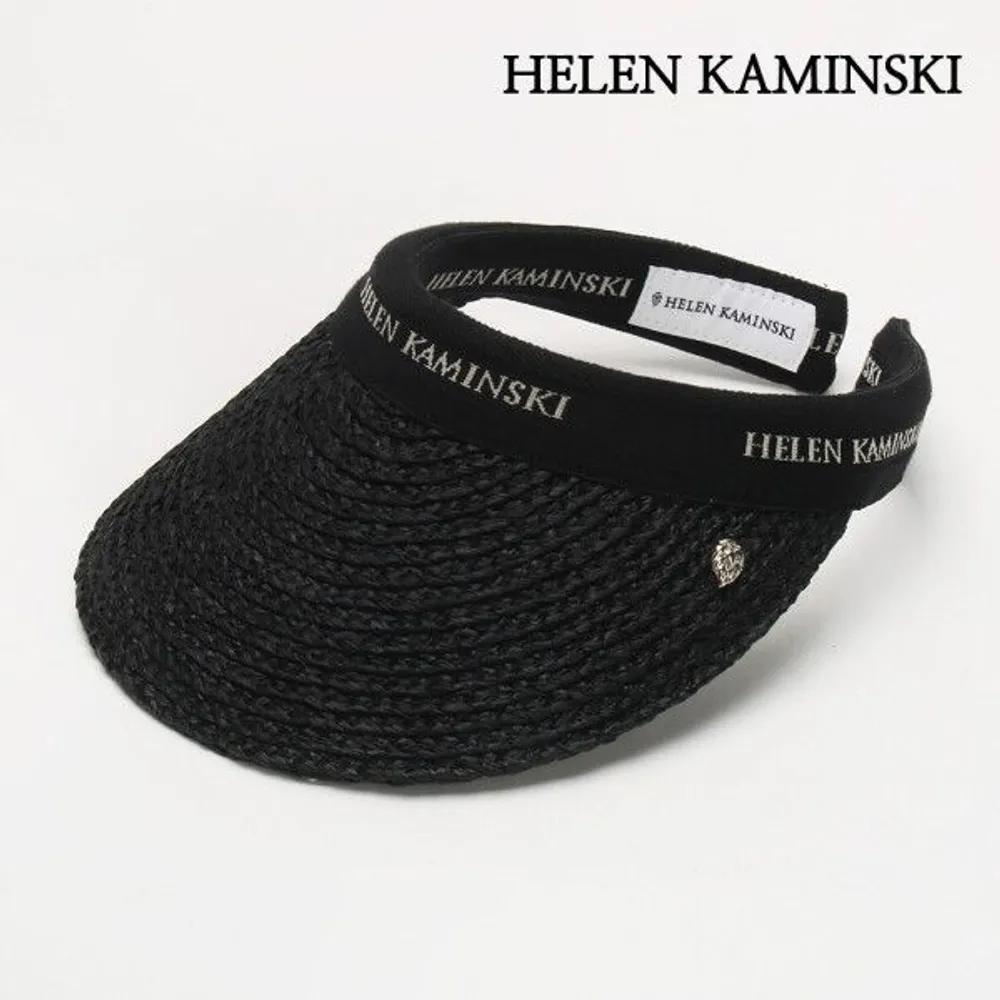 

[Helen Kaminski (Hat)] Helen Kaminski Marina Sun Visor Straw Hat Charcoal Black Visor Hat HAT50318-CCBL YOU