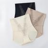 Women's Postpartum High-Waisted Triangle Ice Silk Tummy Control Panties Plus-Size Butt Lifting Shapewear Slimming Thin Safety Liner Body Shaping Pants