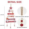 Colorful Christmas Hanging Pendant Wooden Crafts Xmas Tree Wall Ornament Christmas Party Scene Props Decoration Gift
