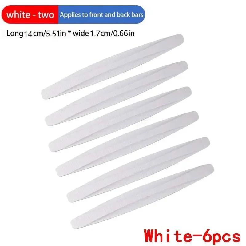 4/6PC Car Bumper Guard Strip Anti-collision Protection Self-adhesive Decorative Anti-scratch Sticker Car Crash Bar