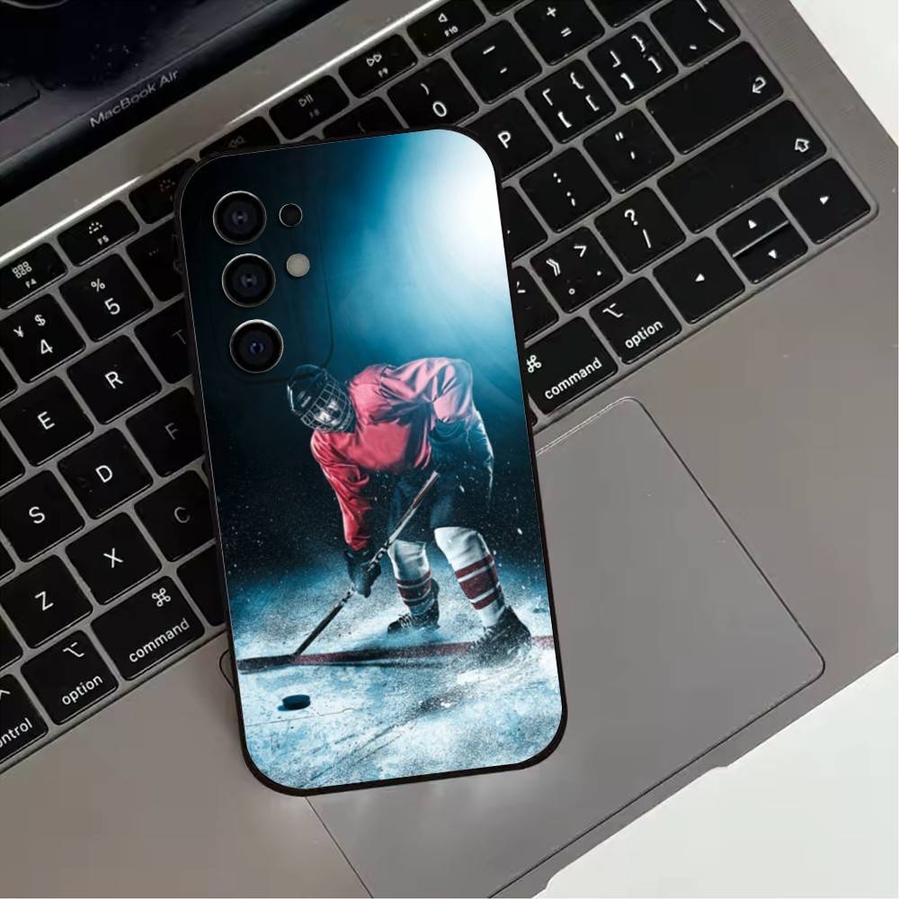 l-Ice H-Hockey R-Rink Sport Phone Case For Samsung S25,S24,S21,S22,S23,S30,Ultra,S20,Plus,Fe,Lite,Note,10,9,5G Black Cover