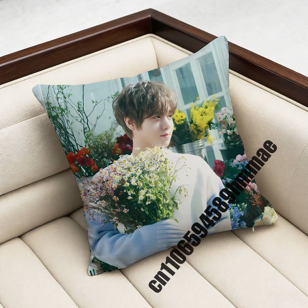 For Singer Actor PPark Ji Hoon Throw Pillow Case Sham Xcm Decoration Square Sofa Pillowcase Pad Cover