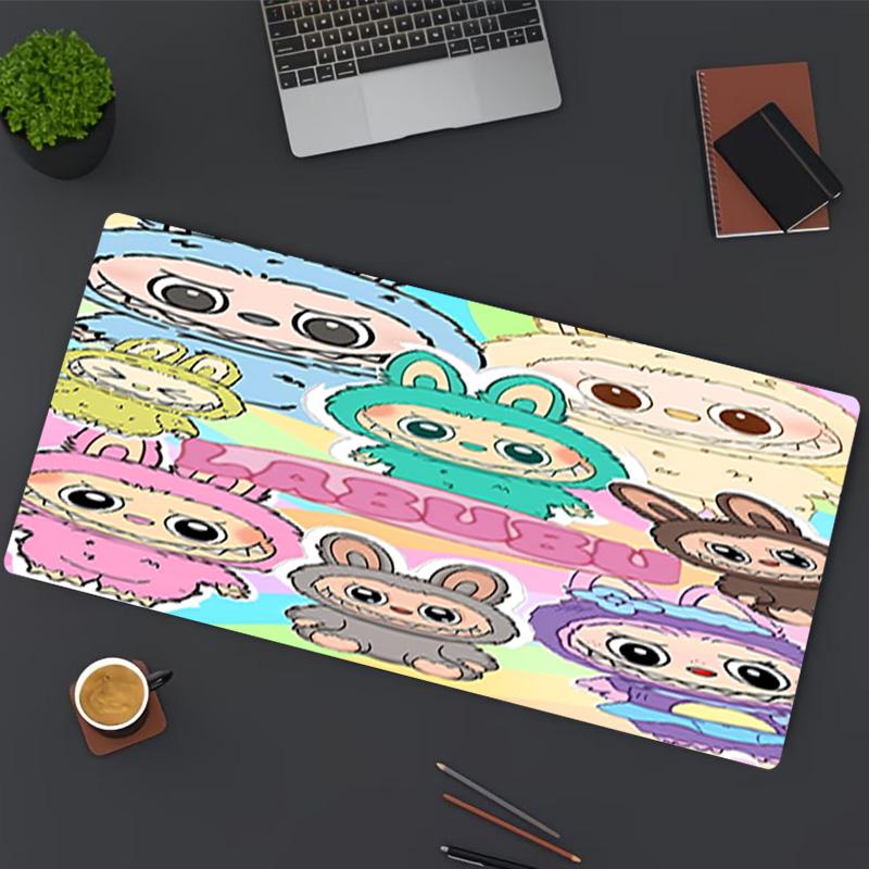 Labubu Print Mouse Pad, for Keyboard Pad Laptop PC Mat for Office Home Use, Desk Decor, Perfect Birthday Gift for Gamers