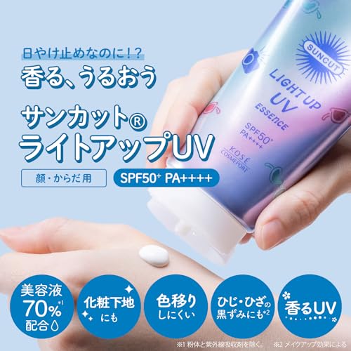 Suncut KOSE Light Up UV Essence Sunscreen with Bonus