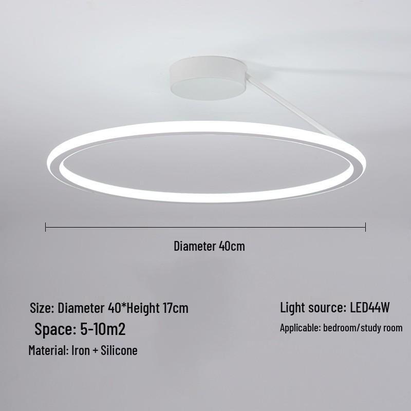 

Скандинавский минималистичный светодиодный потолочный светильник для главной спальни, гостиной, кабинета или ресторана White Light