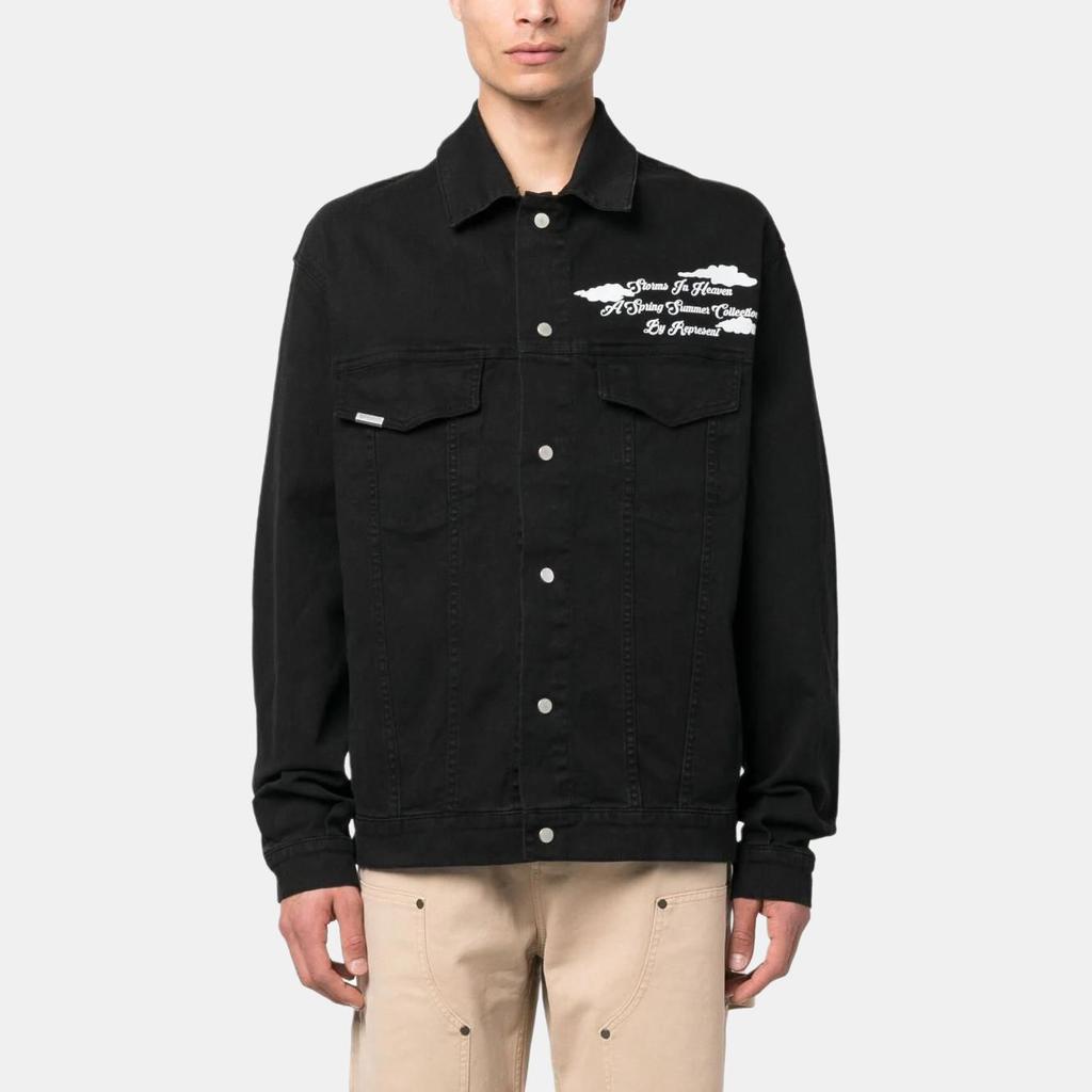 REPRESENT Denim Jacket Men's Black M0123201-BLACK
