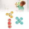 3 Pcs Suction Cup Spinner Toys Rotating Flower Suction Cup Toys Waterproof Rustproof Baby Fidget Spinners Bathroom Toys