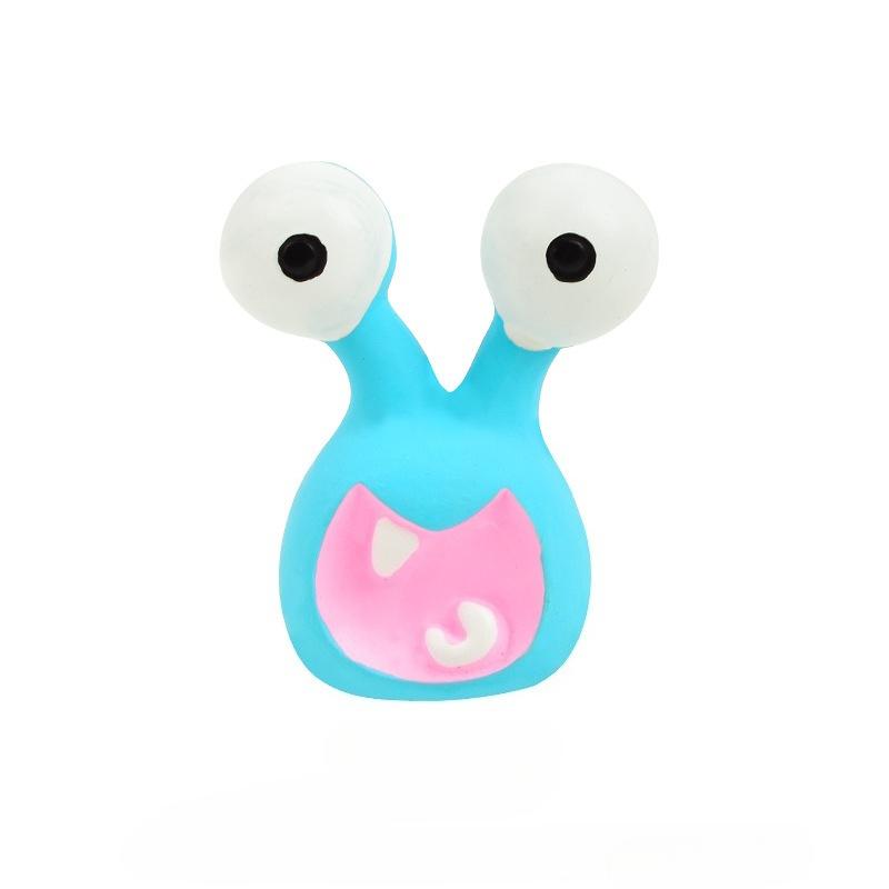 

Pet Latex Toy Cartoon Alien Monster - Dog Chew Toy, Bite-Resistant, Squeaky, for Puppies Small Dogs, Teething Cleaning,