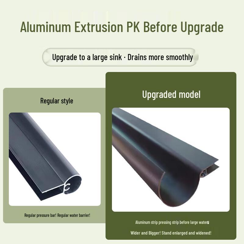 Aluminum Alloy Outdoor Awning with Trough