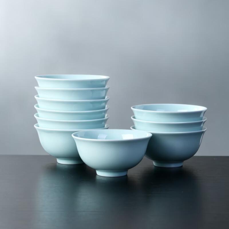 Haoya 2026 Underglaze Celadon Rice Bowl Set