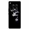 For Infinix Zero 40 5G Case Black Silicone TPU Painted Planet Cover Luxury Animal Case For Infinix Zero 40 4G Luxury FlowerFunda