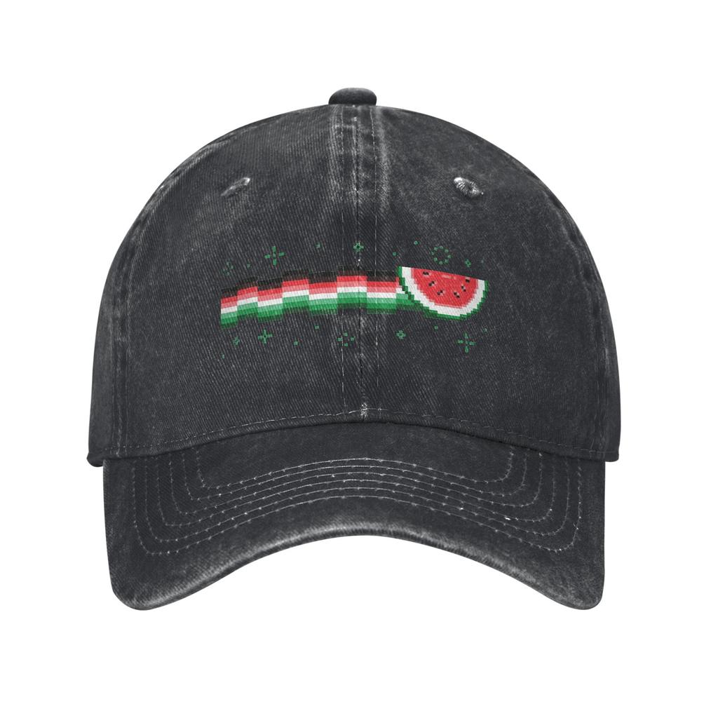 Palestined Map Watermelons Washed Baseball Cap  Fashion Sun Trucker Hat Spring Unisex Men Tennis Skate Baseball Caps