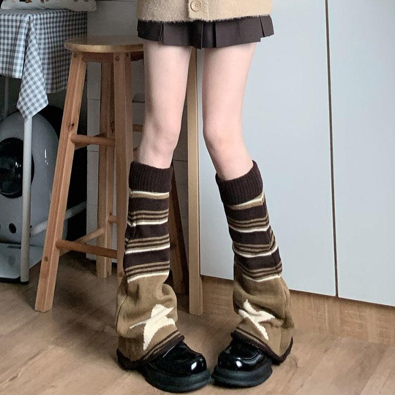 Loose Mid-long Socks Calf Socks Plus Size Oversized Flared Leg Warmers