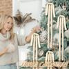 6Pcs Velvet Christmas Bows Extra Large Festive Ribbon Decor for Wreaths Tree Toppers Gift Wrapping Reusable Holiday Decorations