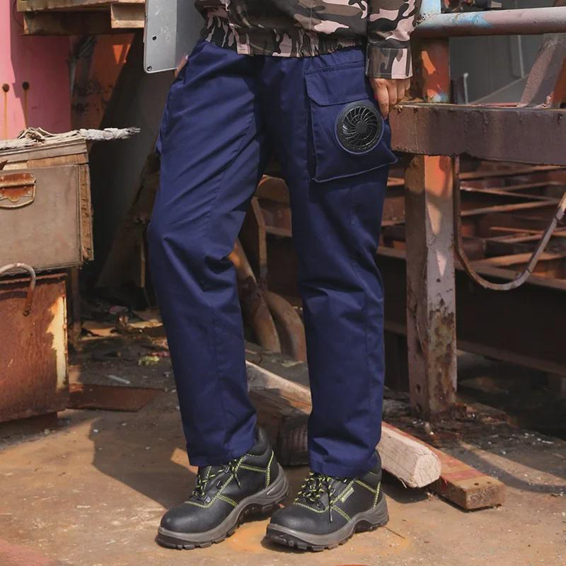 Men's Summer Cooling Overalls with Built-in Fan