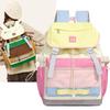 Travel Backpack Color Contrast Backpack Large Capacity Lightweight Student Schoolbag