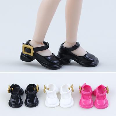 Beautiful 2Pcs 1:12 OB11 Princess Pearl Mary Shoes Doll Classic Shoes Suit For Ob11 1/12 Bjd Detachable Doll Gsc DOD YMY Doll Accessories