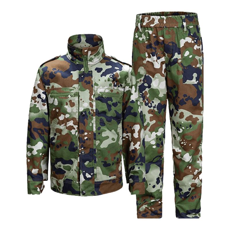 Kids' Camouflage Outdoor Training Uniform Set