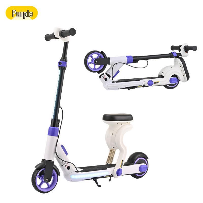 Cross-Border Kids' Two-Wheeled Electric Scooter - Lightweight New Model for Outdoor Tourism & Scenic Areas