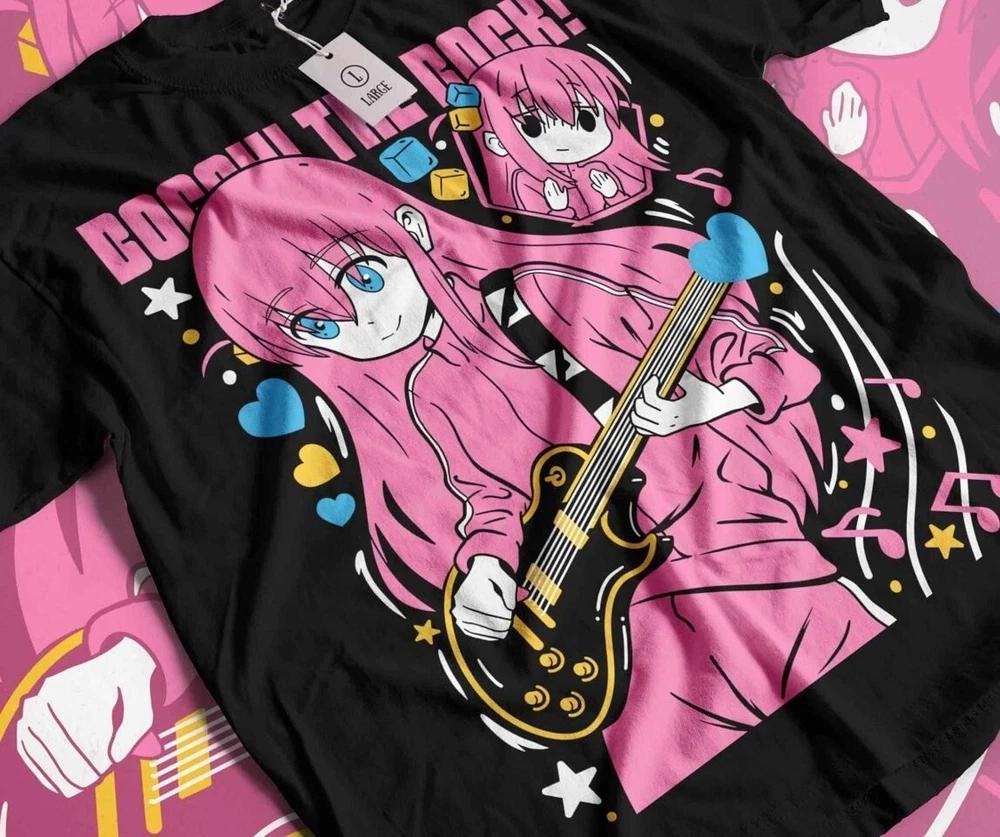 Hitori Gotou Bocchi the Rock Tshirt Kawaii Funny YamadaNijika Ijichi Shirt S