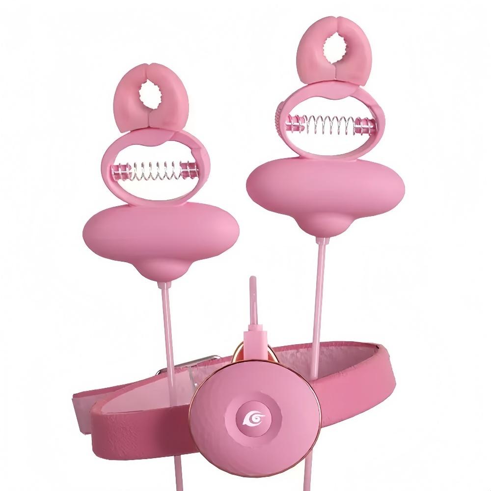 10-Gang Brustmassage-Vibrator & Elektrische Nippelklemmen – Dual-Pleasure Paarspielzeug zur G-Punkt- & Nippelstimulation