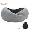 Travel Neck Pillow Aircraft Memory Foam Neck Support Cushion Adjustable Ergonomic Design Washable Neck Support Pillow