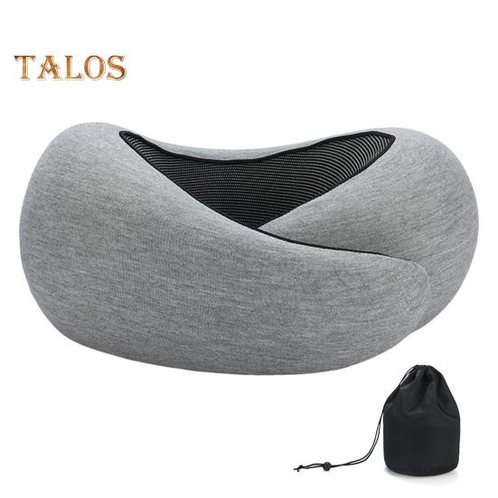 Travel Neck Pillow Aircraft Memory Foam Neck Support Cushion Adjustable Ergonomic Design Washable Neck Support Pillow