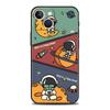 Cartoon Cute Cosmonaut Phone Case Cover for iPhone 17 16 15 14 13 12 Pro Max 11 Pro Max 17 AIR Plus Shockproof Soft TPU Shell
