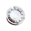 Foldable 25mm Bag Hook Table Hanger with Gemstone Base, 35g