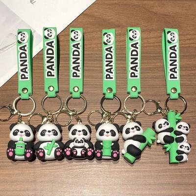 Cartoon Panda Keychain Pendant Panda Key Ring Key Chain Small Gifts Car Bag Pendant