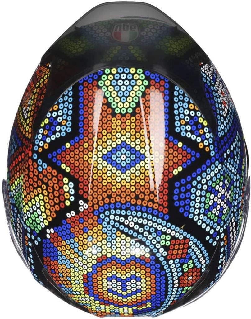 AGV Motorcycle Helmet Full Face K3 ROSSI WINTER TEST 2018 Winter Test XL Size (Rossi 2018) (61-62cm) 18381007001-XL