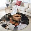 Becks pattern round rug,Carpet Rug for Living Room Bedroom Playroom ,Non-slip Floor Mat,Holiday Gifts and Birthday Gifts.