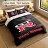 Bedding Set 1 Duvet Cover 2 Pillowcases Nissan GT-R Print Soft Bed Linen Bedroom Decor