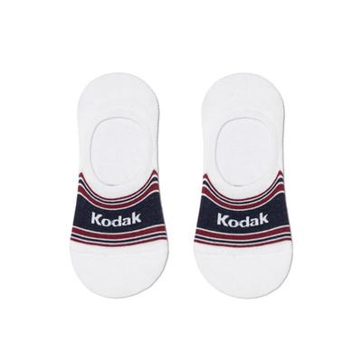 Kodak Apparel Striped Multi No-Show Socks NAVY