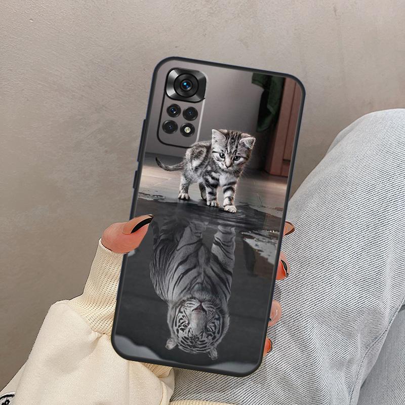

Animal Big Cat Kitten Tiger For Xiaomi Redmi Note 13 9 10 11 12 14 15 Pro Plus Case Cover For Redmi 14C 10C 12C 13C 15C Note 15 Pro Plus 5G